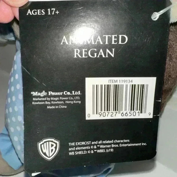 NWT! The Exorcist Animated Regan 13" 2019 Walking, Talking Plush Figure Horror - Picture 5 of 7